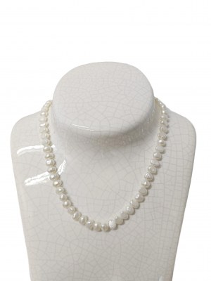 Pearl necklace with silver clasp (925)