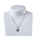Silver chain with medallion (925)