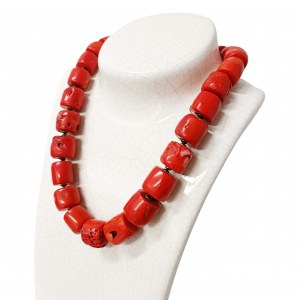 Cracovian vintage beads, made of natural coral