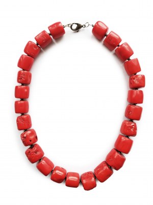 Cracovian vintage beads, made of natural coral