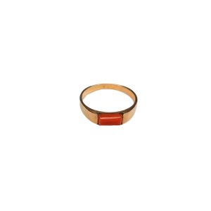 Bague en or avec corail (pr. 3), Imago Artis