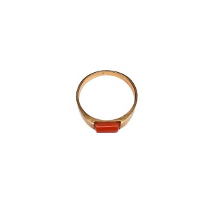 Gold ring with coral (pr. 3), Imago Artis
