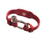 Lederarmband (rot), Renouard (Frankreich)