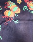 Brown floral scarf, Italy