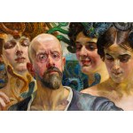 Jacek Malczewski (1854 Radom - 1929 Krakow), Self-portrait with Gorgons, 1918