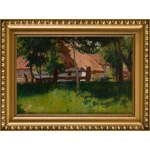 Włodzimierz Tetmajer (1862 Harklowa - 1923 Kraków), Cottage in Bronowice (Fragment of an Orchard), ca. 1905