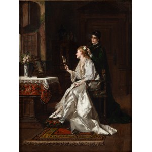 Wladyslaw Bakalowicz (1833 Chrzanow - 1903 Paris), Lady in the boudoir