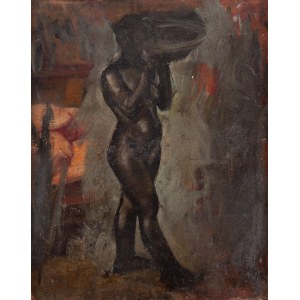 Boleslav Cybis (1895 Massandra Farm na Krymu - 1957 Trenton (New Jersey, USA)), Žena nesoucí mísu, asi 1930-31