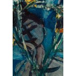 Zygmunt Józef Menkes (1896 Lwów - 1986 Riverdale, USA), Portret kobiety w błękitach