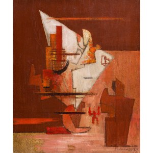 Louis Marcoussis (1878 Lodž - 1941 Cusset), kubistická kompozícia, 1937