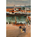 Henryk Hayden (1883 Warszawa - 1970 Paryż), Port w Cherbourgu, lata 30. XX w.