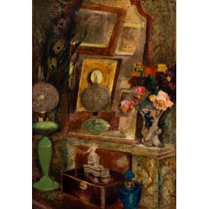 Kazimierz Sichulski (1879 Lviv - 1942 Lviv), From My Studio (Still Life, Interior of the Studio), 1933