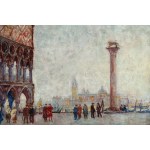 Wladyslaw Jarocki (1879 Podhajczyki - 1965 Krakow), View from the Piazzetta San Marco in Venice