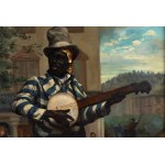 Zygmunt Sokolowski (1857 - 1888), Street player, 1880