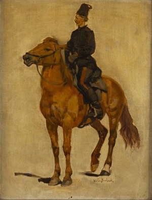 Wacław Pawliszak (1866 Warszawa - 1905 Warszawa), Jeździec na koniu