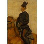Waclaw Pawliszak (1866 Warsaw - 1905 Warsaw), Rider on horseback