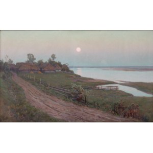 Teodor Ziomek (1874 Skierniewice - 1937 Warsaw), Summer Evening, 1918