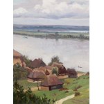 Włodzimierz Nałęcz (1865 Kiev - 1946 Jeruzal near Skierniewice), Mięćmierz (Village on the Vistula River), 1913