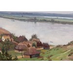 Włodzimierz Nałęcz (1865 Kiev - 1946 Jeruzal near Skierniewice), Mięćmierz (Village on the Vistula River), 1913