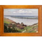 Włodzimierz Nałęcz (1865 Kiev - 1946 Jeruzal near Skierniewice), Mięćmierz (Village on the Vistula River), 1913