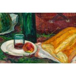 Jean (Jan Mirosław Peszke) Peske (1870 Gołta, Ukraina - 1949 Le Mans, Francja), Śniadanie na trawie (Déjeuner sur l'herbe, Nature morte au pain)