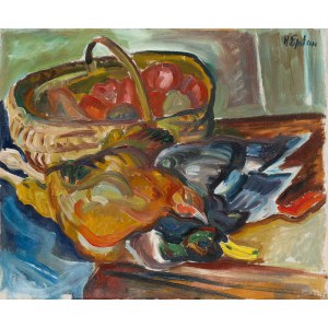 Henryk Epstein (1891 Lodz - 1944 concentration camp, probably Auschwitz), Still Life with Birds, ca. 1920