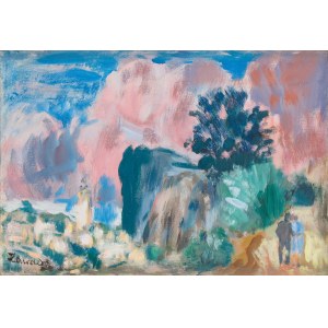 Jan Waclaw Zawadowski (1891 Skobelka in Volhynia - 1982 Aix en Provence), Walking under the clouds