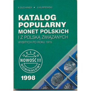 Num.katalogy, Suchanek A.: Katalog popularny monet Polskich po r.1915 vyd.1998