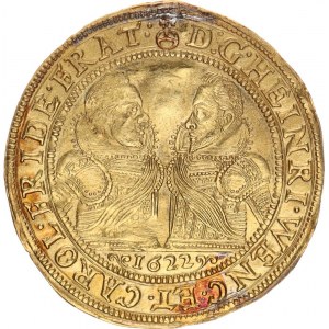Münsterberg-Olešnice, Heinrich Wenzel a Karl Friedrich(1617-1639), 3 Dukát 1622 HT, Olešnice - Hans