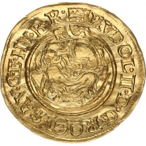Rudolf II. (1576-1611), Dukát 1599 KB Husz 1002 3,406 g, zvlěn