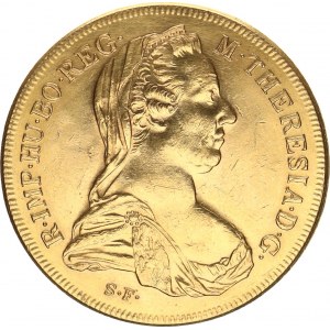 Marie Terezie (1740-1780), 20 Dukát 1780 SF, - zlatý odražek (1980) u příležitoti výročí 200