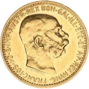 František Josef I. (1848-1916), 10 Koruna 1909 b.zn. - Schwartz /192.135 ks/ 3,336 g