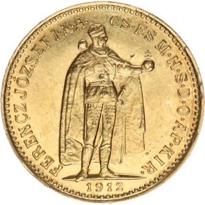 František Josef I. (1848-1916), 10 Koruna 1912 KB /738.669 ks/ R 3,347 g