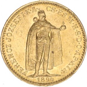 František Josef I. (1848-1916), 20 Koruna 1894 KB /2,525.708 ks/