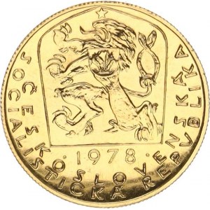 Československo, období 1953 - 1993, 1 Dukát 1978 - Karel IV. (7 707 ks)