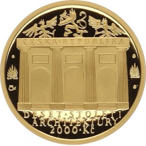 Česká republika (1993-), 2000 Kč 2004 - zámek Kačina kapsle, orig. etue +certifikát