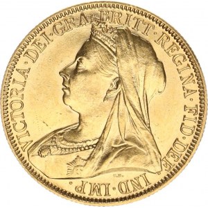 Anglie, Victoria (1837-1901), 2 Pounds 1893 KM 786 15,98 g