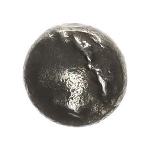 Východní Keltové, Ag obol, 7 mm 0,802 g - stylizovaná hlava / hladký hrbol