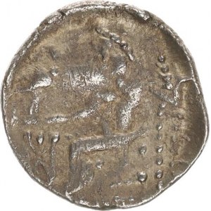Keltové - Panonie a Balkán, Ag drachma, (imitace Alexandra III.) - Hlava zprava / sedící Zeus
