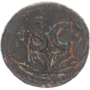 Domitianus (81-96), Antiochie nad Orontem, AE 21, Rv. SC ve věnci