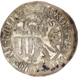 Sasko - Míšeň, Friedrich II. a Vilém III. Statečný (1440-1464), Groš mečový, minc. Freiberg (1457-5