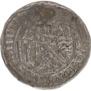 Sasko - Míšeň, Friedrich II. a Margaretha (1456-1464), Groš mečový, minc. Colditz, mm. P. Schwalbe