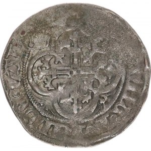 Sasko - Míšeň, Friedrich II. a Margaretha (1456-1464), Groš mečový, minc. Colditz, mm. P. Schwalbe