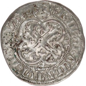 Sasko - Míšeň, Friedrich II. a Margaretha (1456-1464), Groš mečový, minc. Colditz, mm. P. Schwalbe