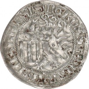 Sasko - Míšeň, Friedrich II. a Margaretha (1456-1464), Groš mečový, minc. Colditz, mm. P. Schwalbe