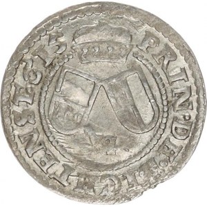 Opava, Karel Liechtenstein (1614-1627), 3 kr. 1615 BH, Hasse Sa 360/157 var.: CAROL.D:GD.()OPPAVIA