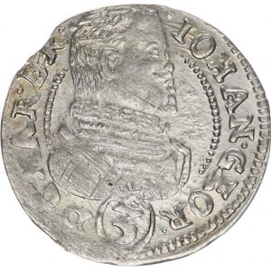 Krnov, Johann Georg (1607-1624), 3 kr. 1617 CP Sa 123 var.: .IOHAN. GEOR. (3)D.G.MAR.BR. /