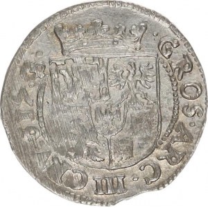Krnov, Johann Georg (1607-1624), 3 kr. 1617 CP Sa 123 var.: .IOHAN. GEOR. (3)D.G.MAR.BR. /