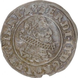 Ferdinand II. (1619-1637), 3 kr. 1629, Praha-Hübmer jako MKČ 760 opis: dvojtečka za REX :