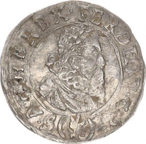 Ferdinand II. (1619-1637), 3 kr. 1629, Jáchymov-Steinmüller jako MKČ 842 var.: D.G.R.I (